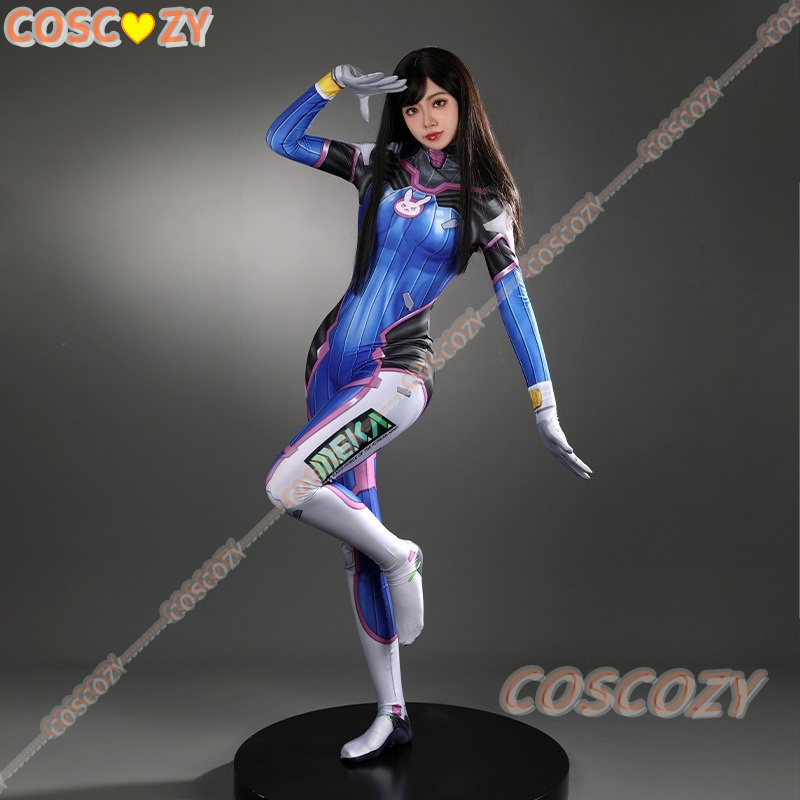 Convention Cosplay Anime - Women Dva Cosplay Complete Outfit Shooting‑Game