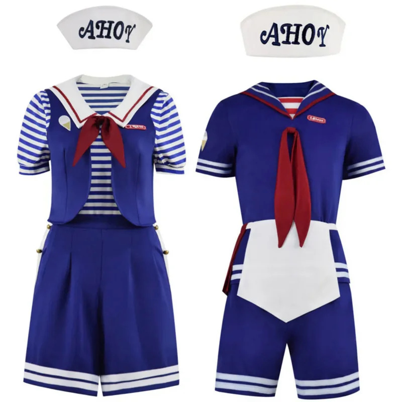 Anime Cosplay Youtube Shorts - Halloween Robin Steve Harrington Adult Shirt