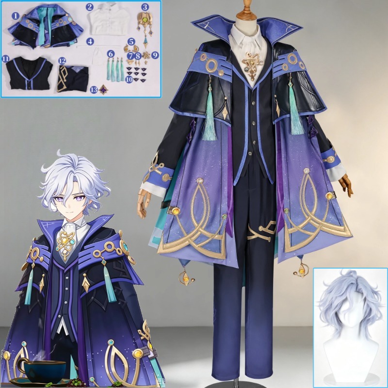 Convention Cosplay Anime - Mitya Snezhnaya Cosplay Costume Genshin Impact