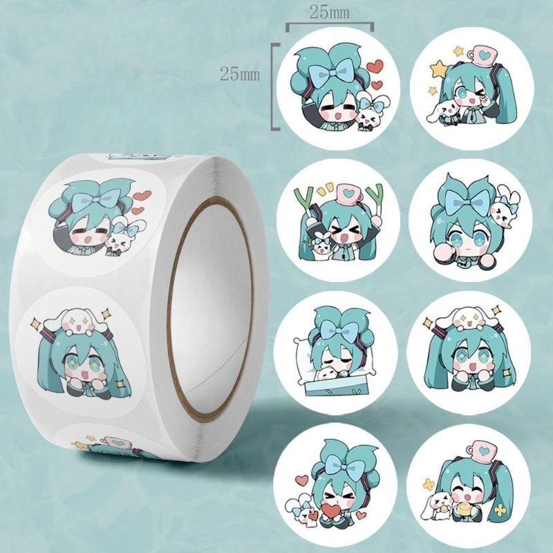 Cosplay Anime Boy - Ins Aesthetic Cute Hatsune Miku Stickers,