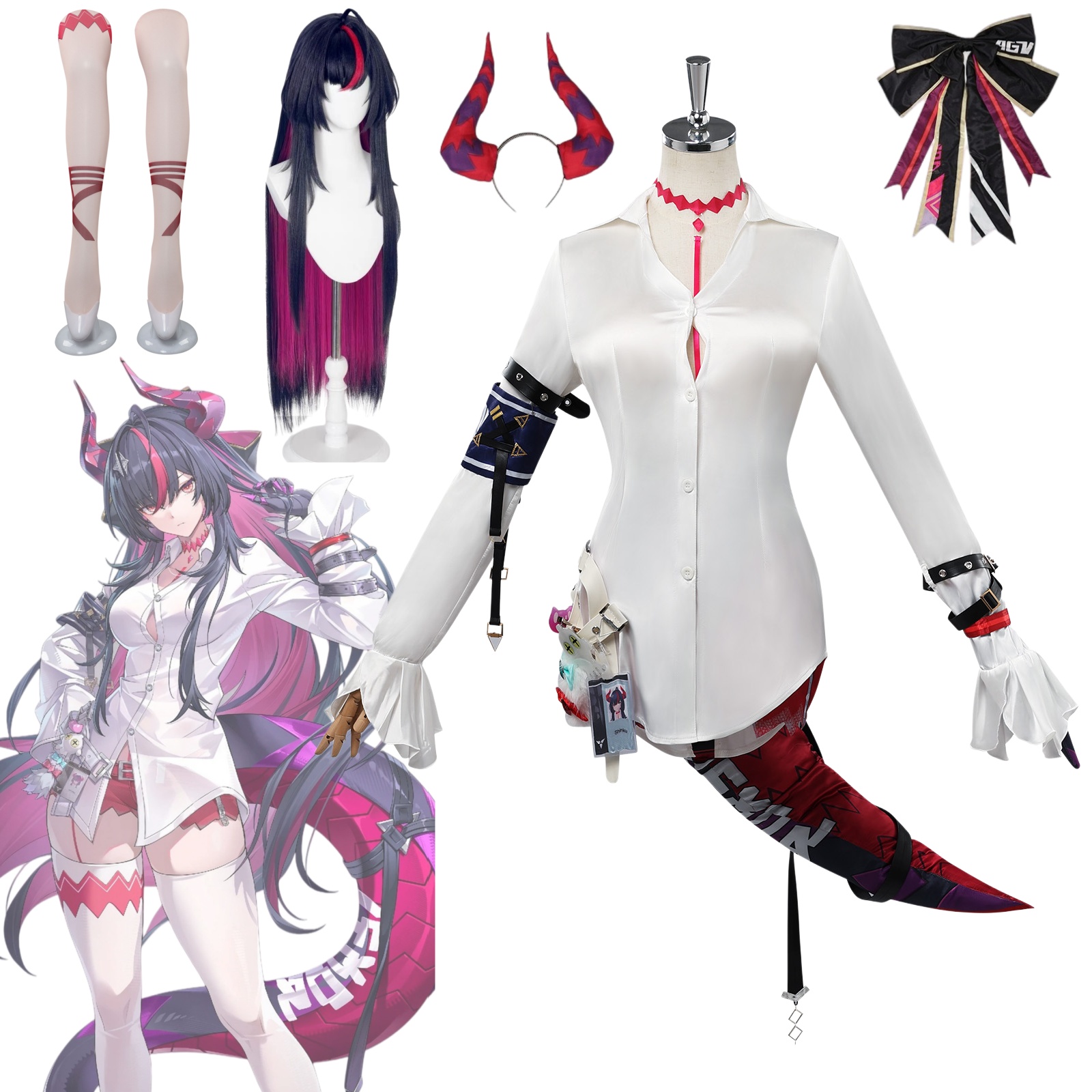 Convention Cosplay Anime - Neverness to Everness Shinku Cosplay Costume