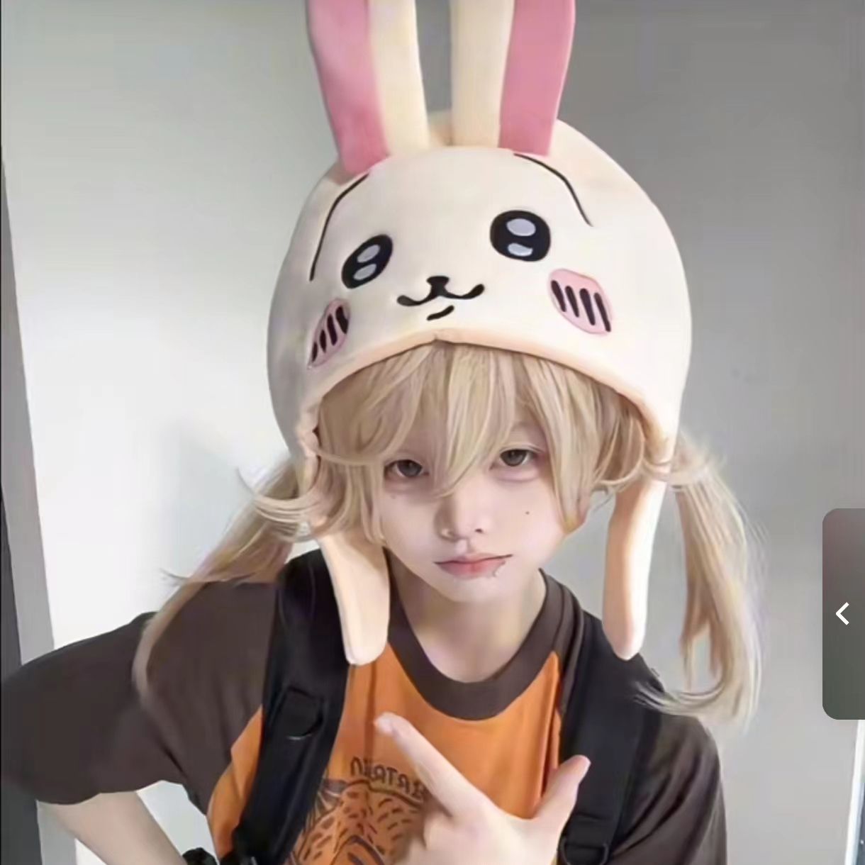 Chiikawa Hachiware Usagi Hat C - Anime Cosplay Girl Photo review and price