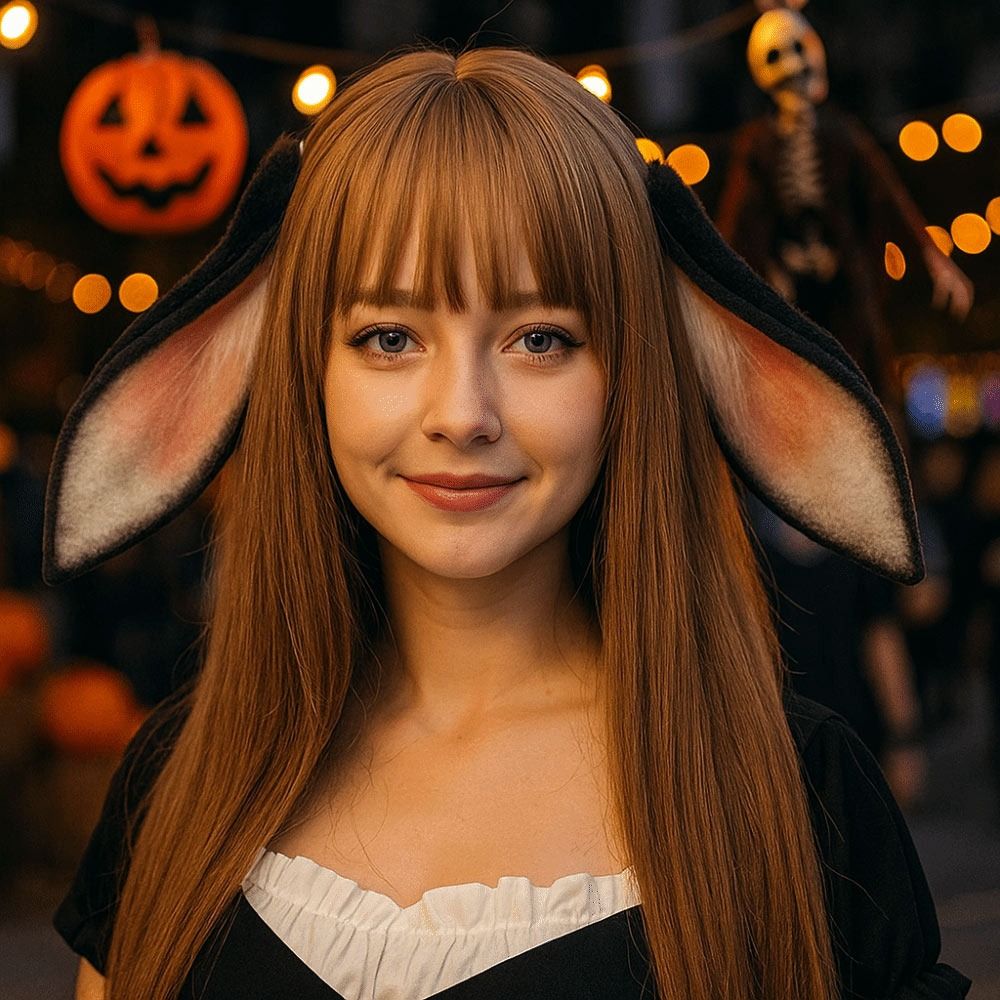 Anime Bunny Ears Dropped Ear R - Anime Cosplay Girl Photo review and price