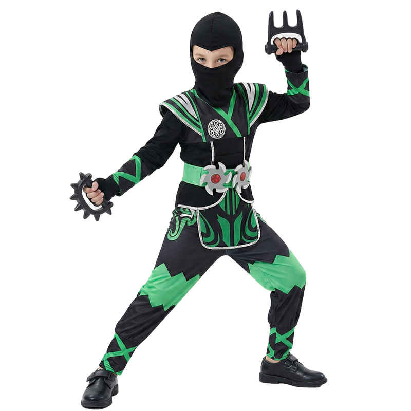Green Ninja Costume for Kids w - Cosplay Anime Boy review and price
