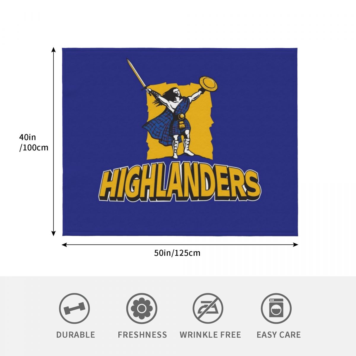 Highlanders NZ Throw Blanket M - Anime Cosplay Nz review and price